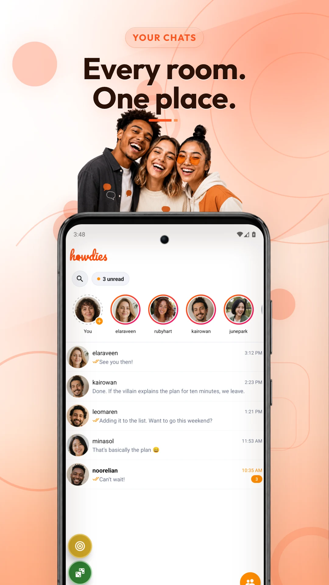 Howdies: Voice Chat & Games screenshot