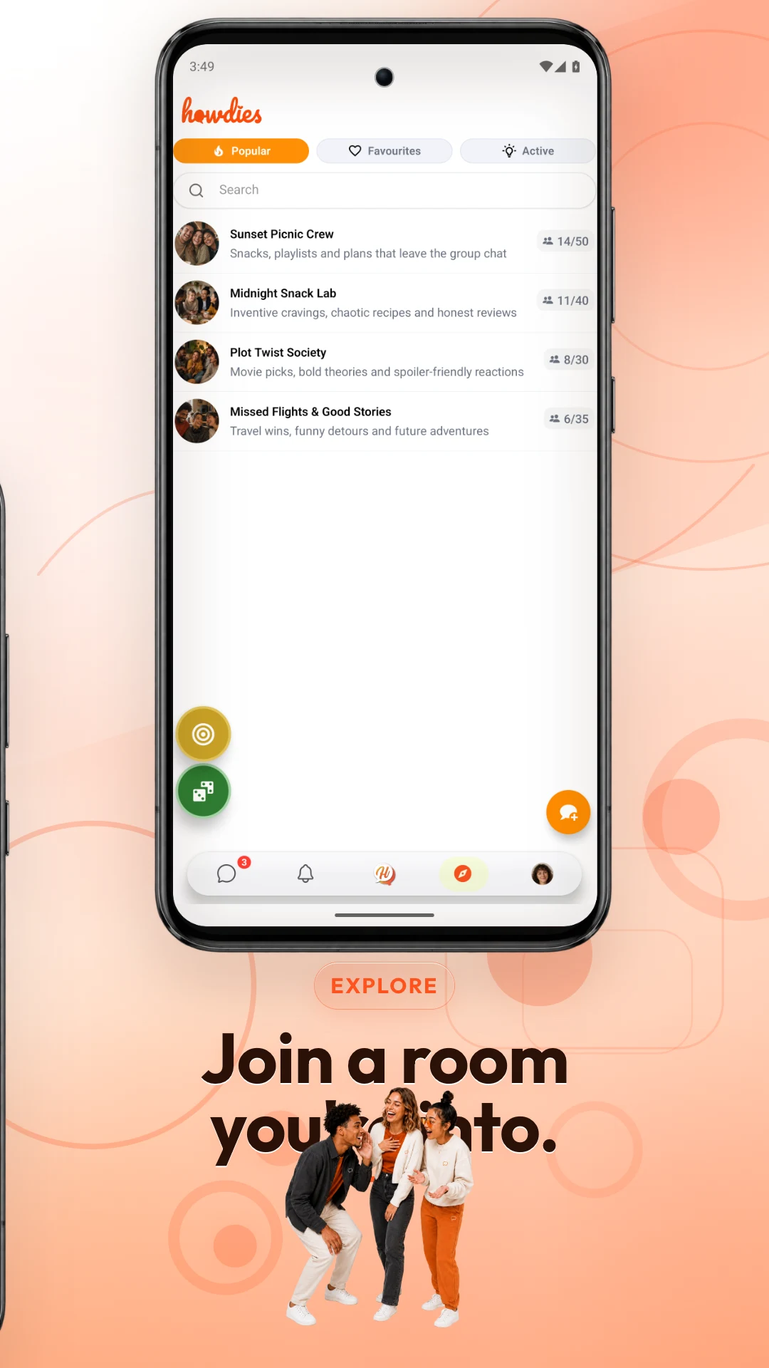 Howdies: Voice Chat & Games screenshot